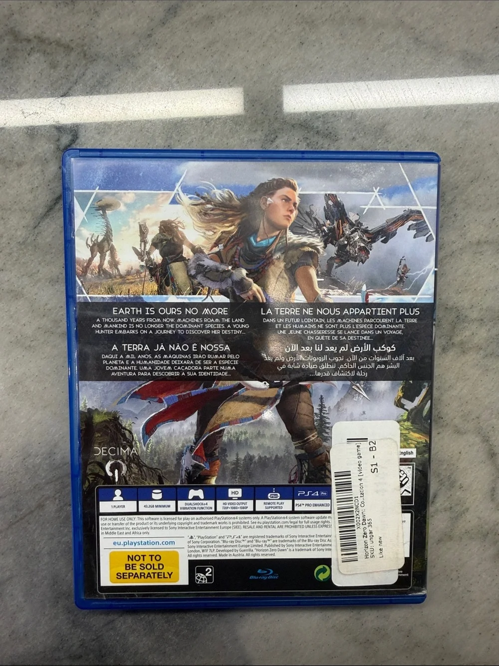 PS4 Horizon Zero Dawn Video Game